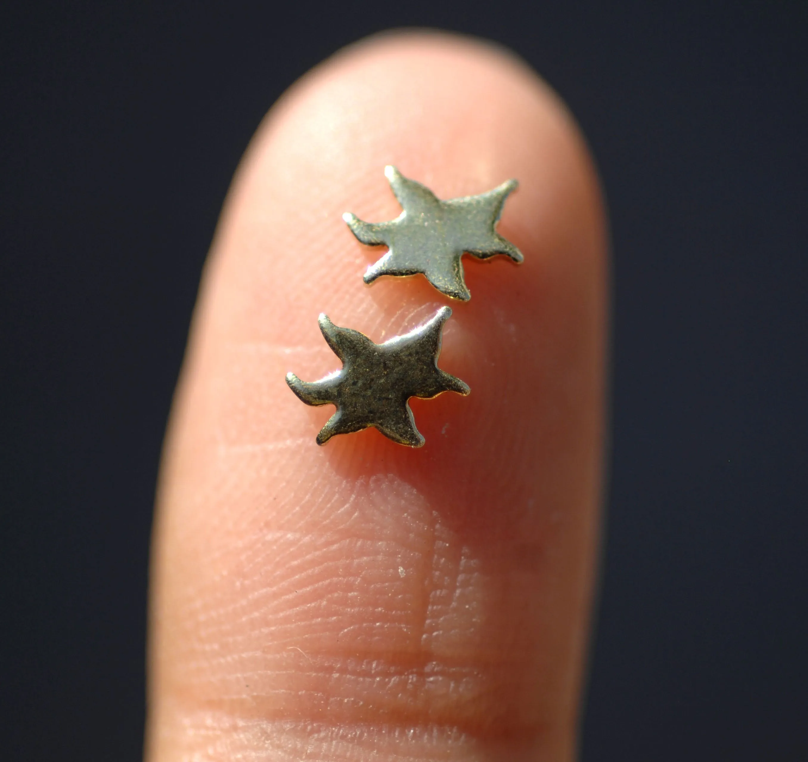 Most Tiny Metal Organic Lily Flower Mini Blanks