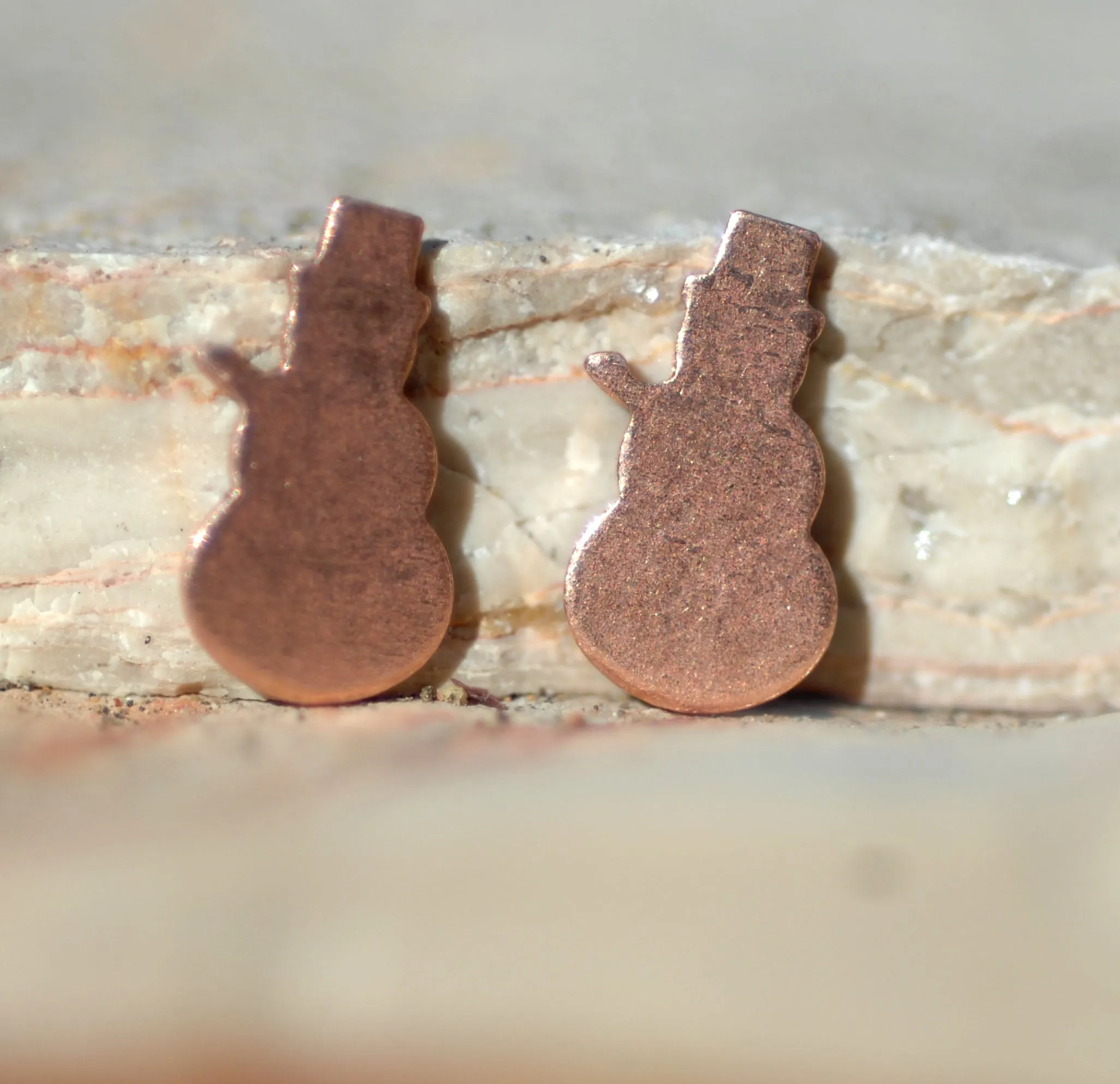 Most Tiny Metal Snowman Mini Blanks
