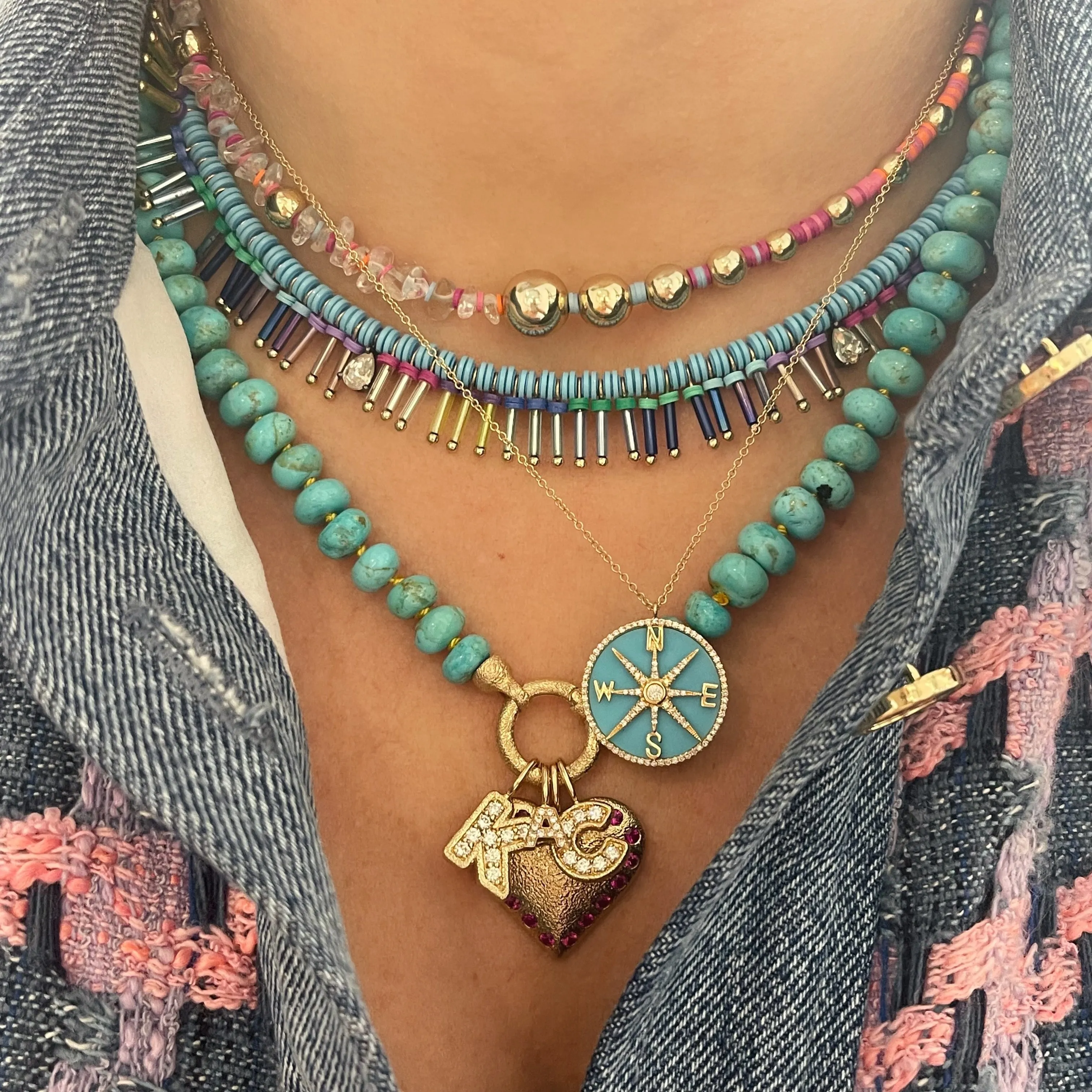 Mother Lode Beaded Choker Necklace