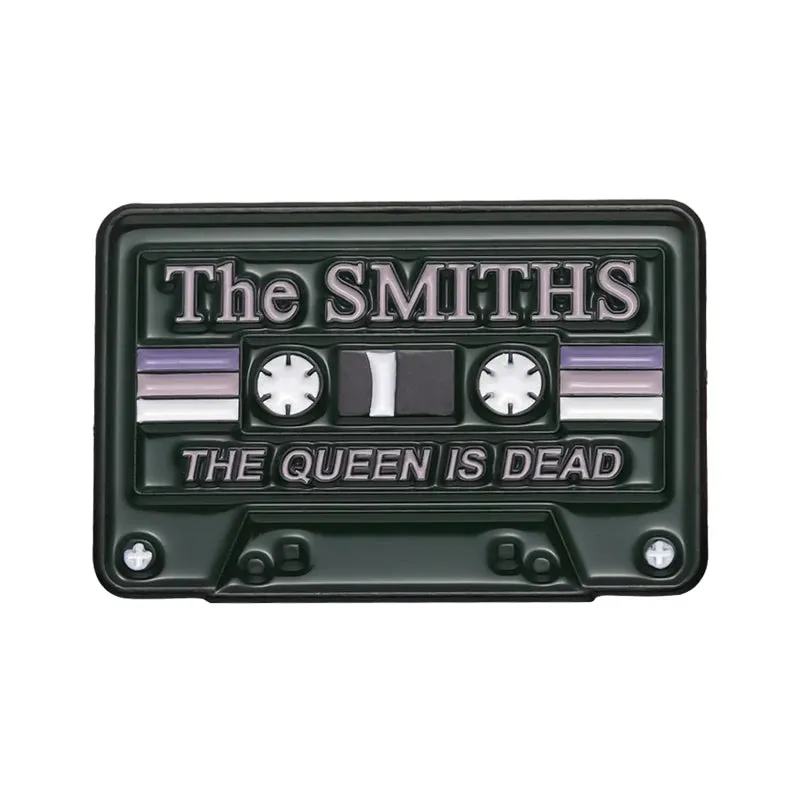 Music Tape Card Enamel Pins Custom Retro Tapes CD Badges Brooches Pleasures Punk Jewelry Metal Gifts To Music Students Wholesale
