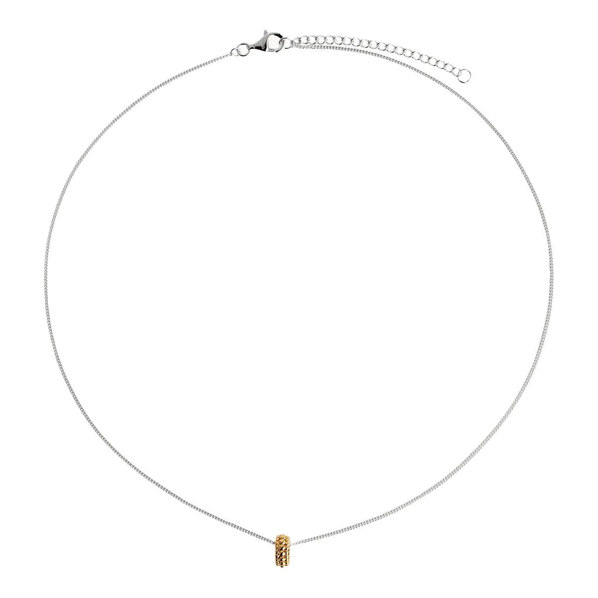 Najo N6837 Chia Two-Tone Necklace - Silver   Gold