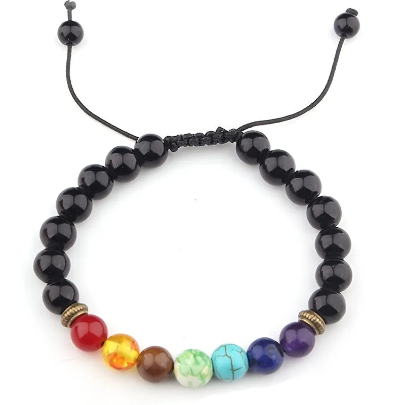 Natural Stone Volcanic Stone Braided Bracelet