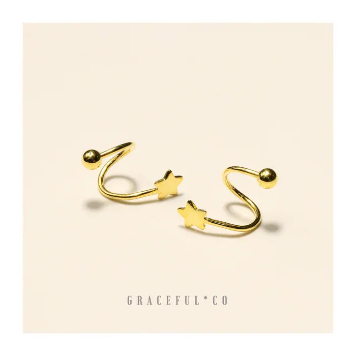 NEW Starley Ear Climber Earrings - 2pc, Gold