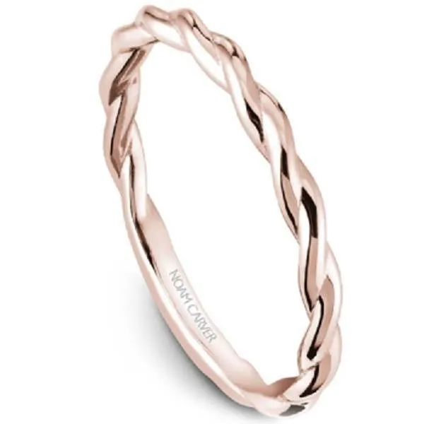 Noam Carver High Polish Twist Wedding Band