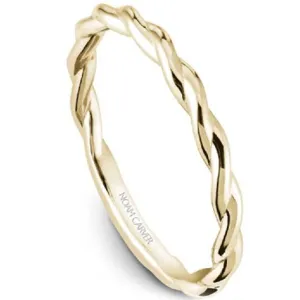 Noam Carver High Polish Twist Wedding Band