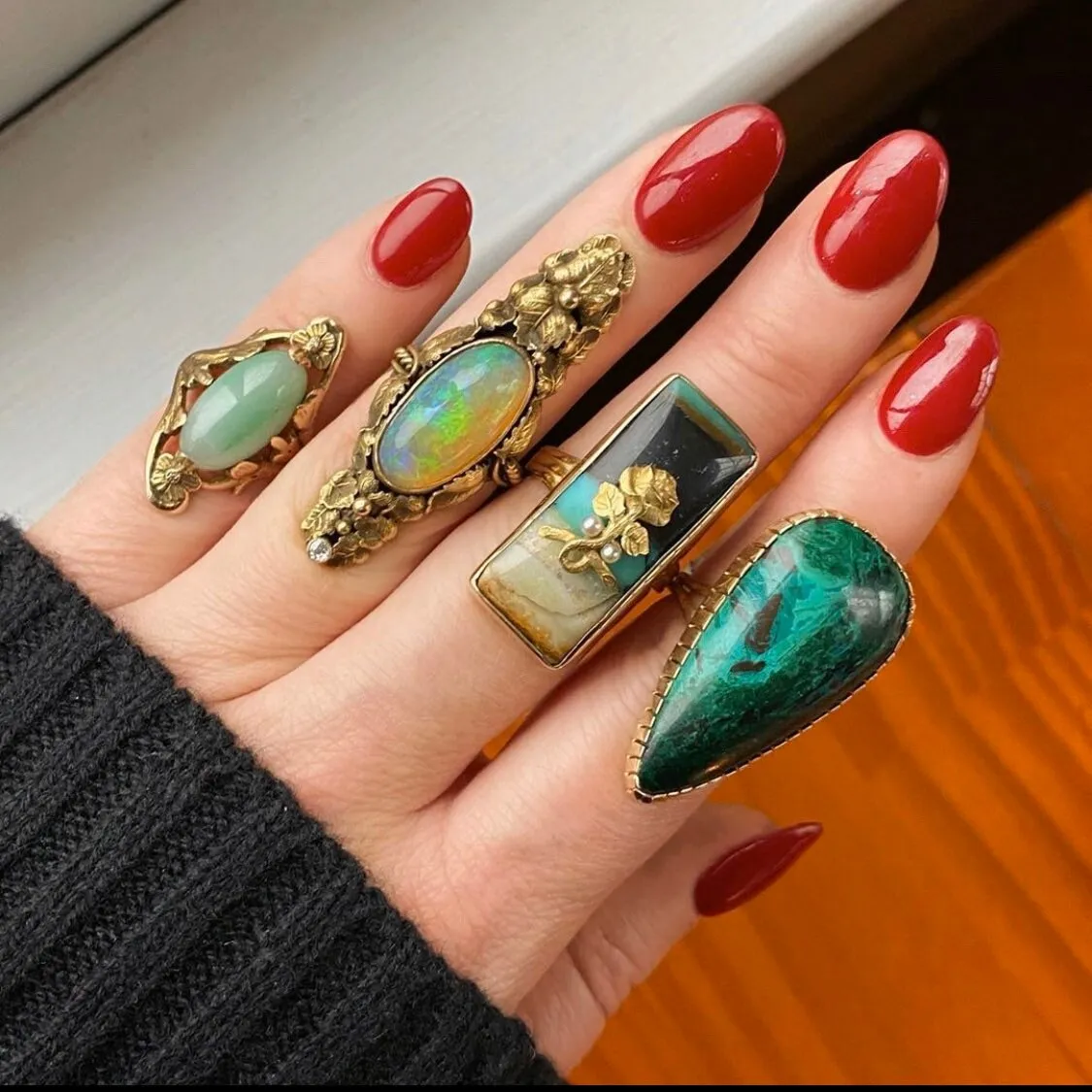 Opal Ring | Opal Statement Ring