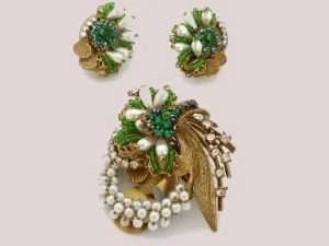 Original by Robert brooch & earrings