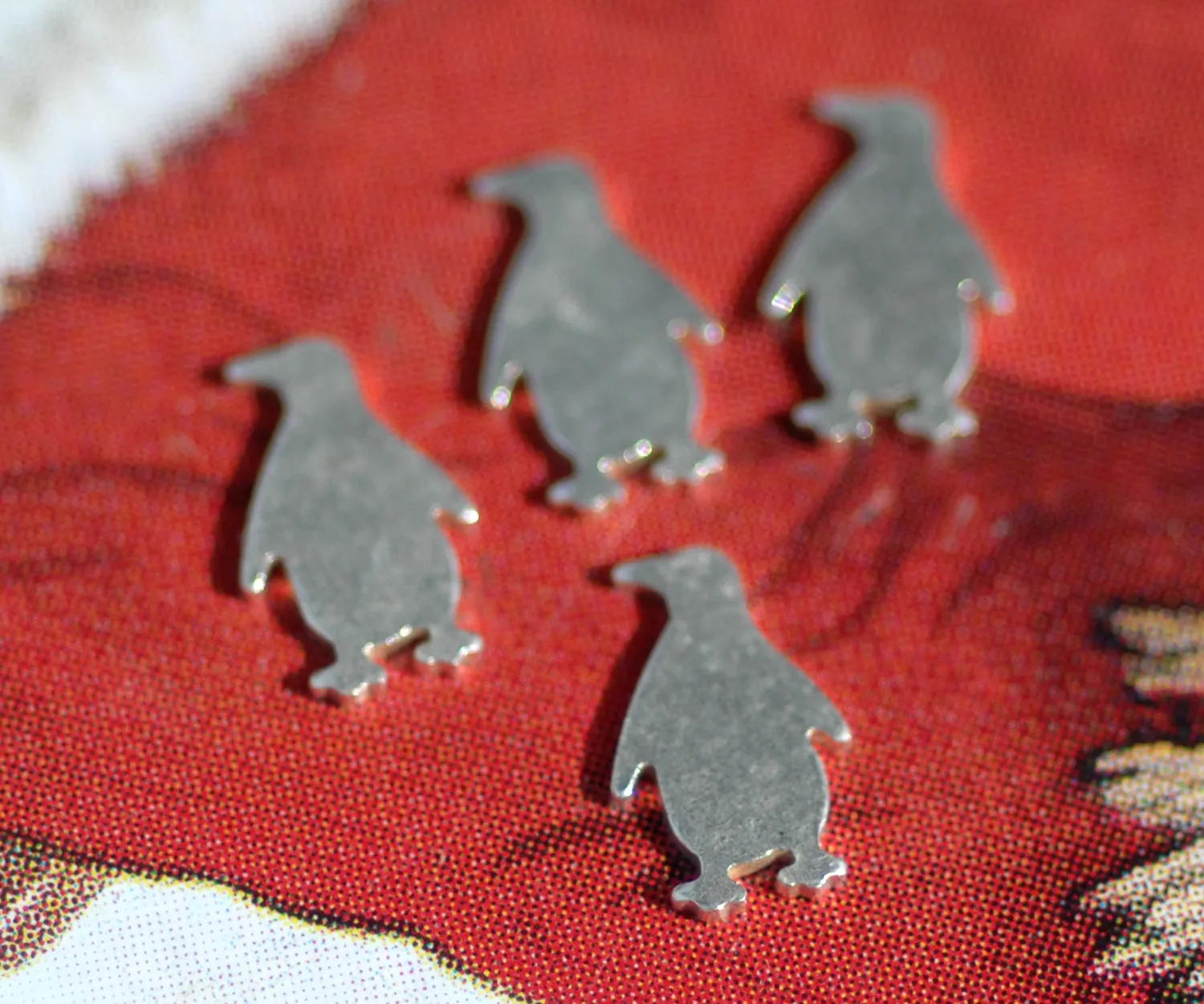Our Most Tiny Metal Blanks - Penguin Shaped Mini Blank