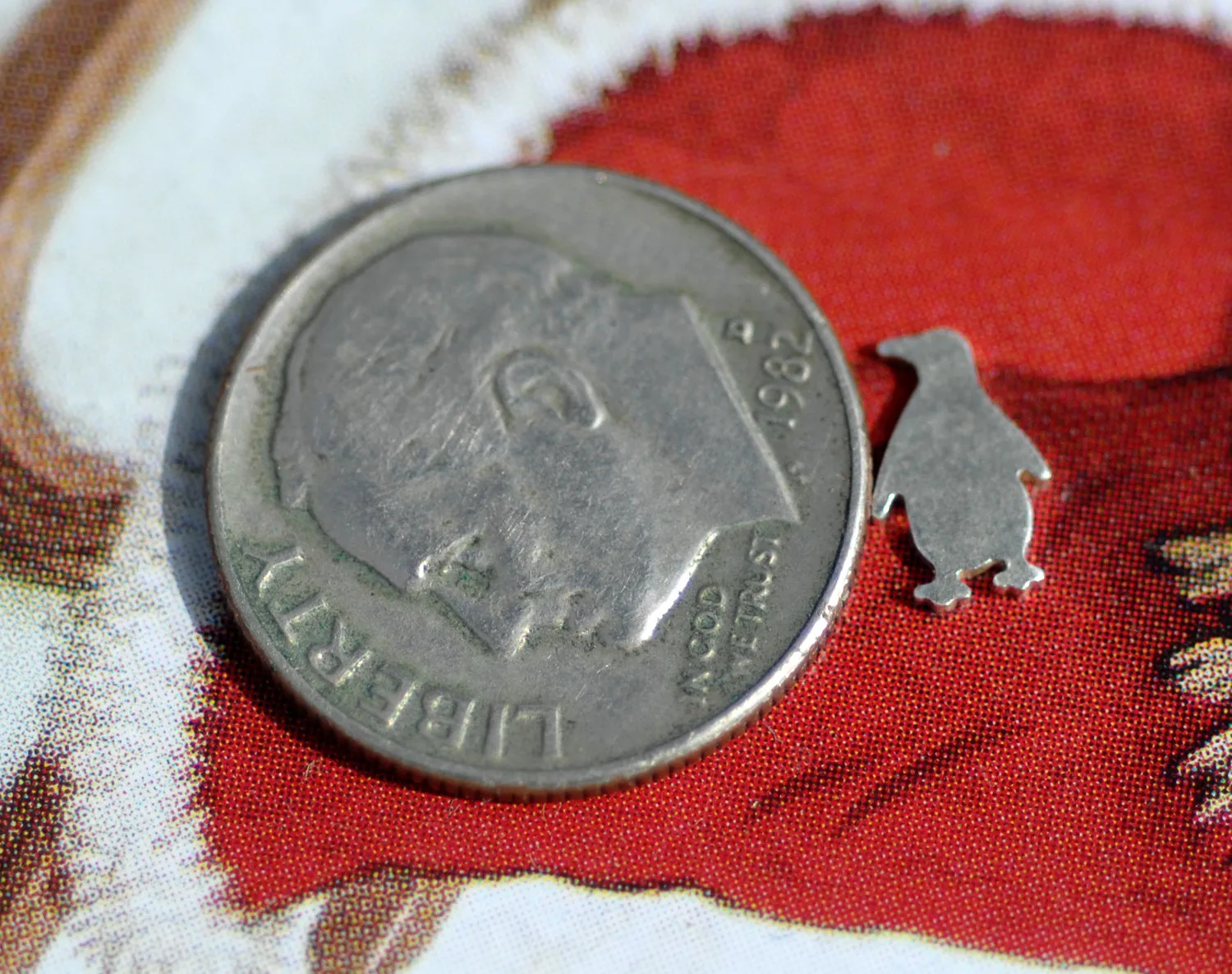 Our Most Tiny Metal Blanks - Penguin Shaped Mini Blank