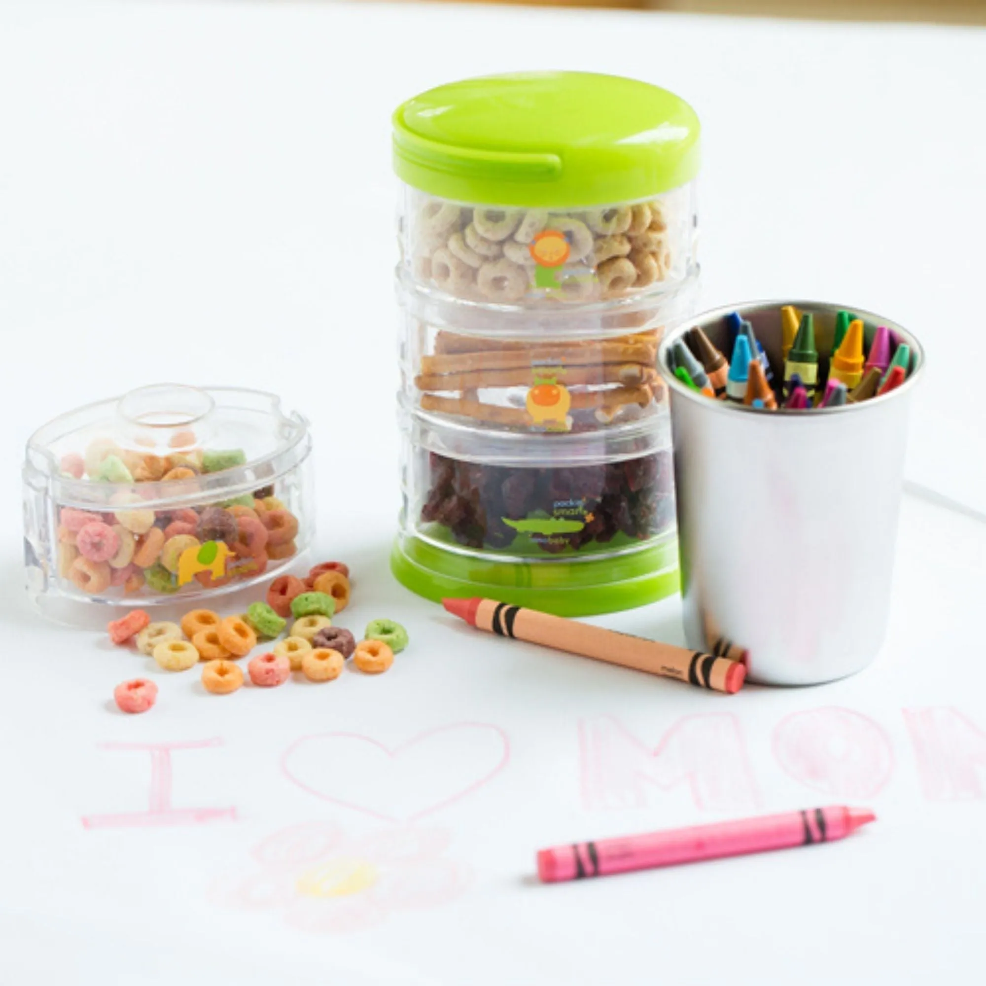 Packin' SMART Stackables -3 Tier Zoo Animal