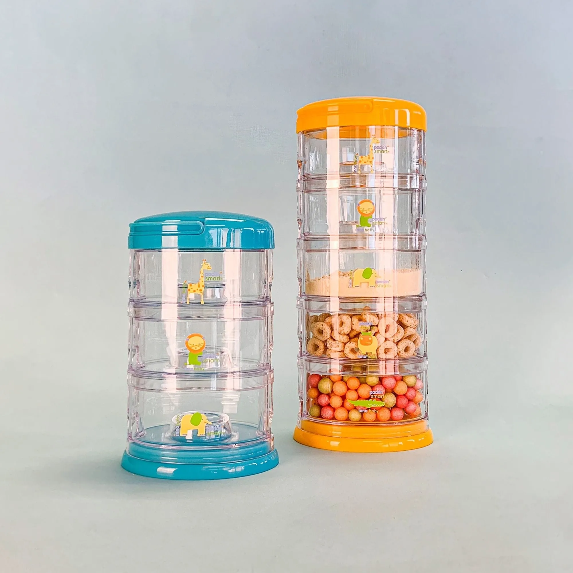 Packin' SMART Stackables -3 Tier Zoo Animal