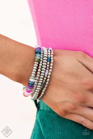 Paparazzi Pristine Pixie Dust Bracelet - Multi Bracelet - October 2022 Fashion Fix