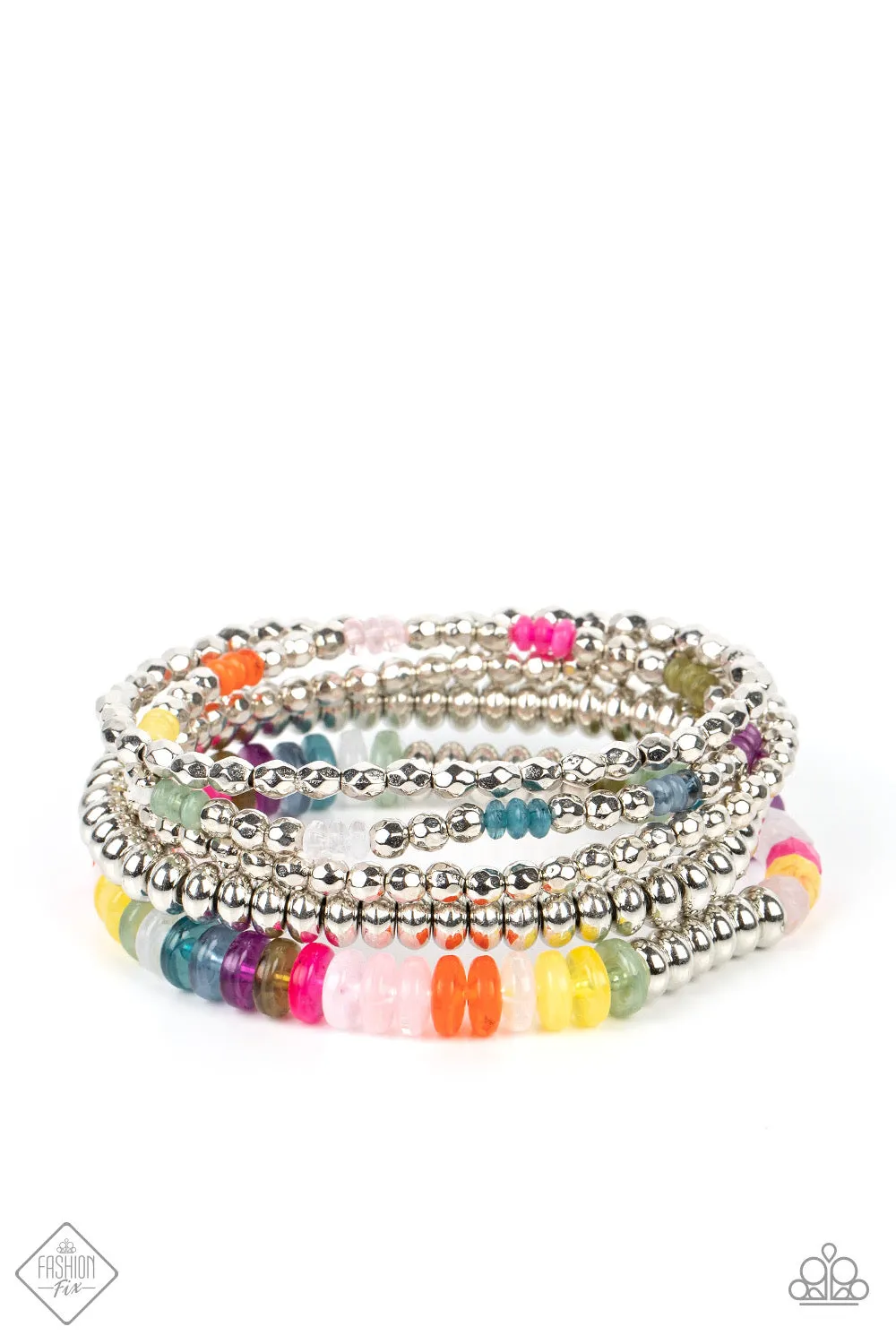 Paparazzi Pristine Pixie Dust Bracelet - Multi Bracelet - October 2022 Fashion Fix