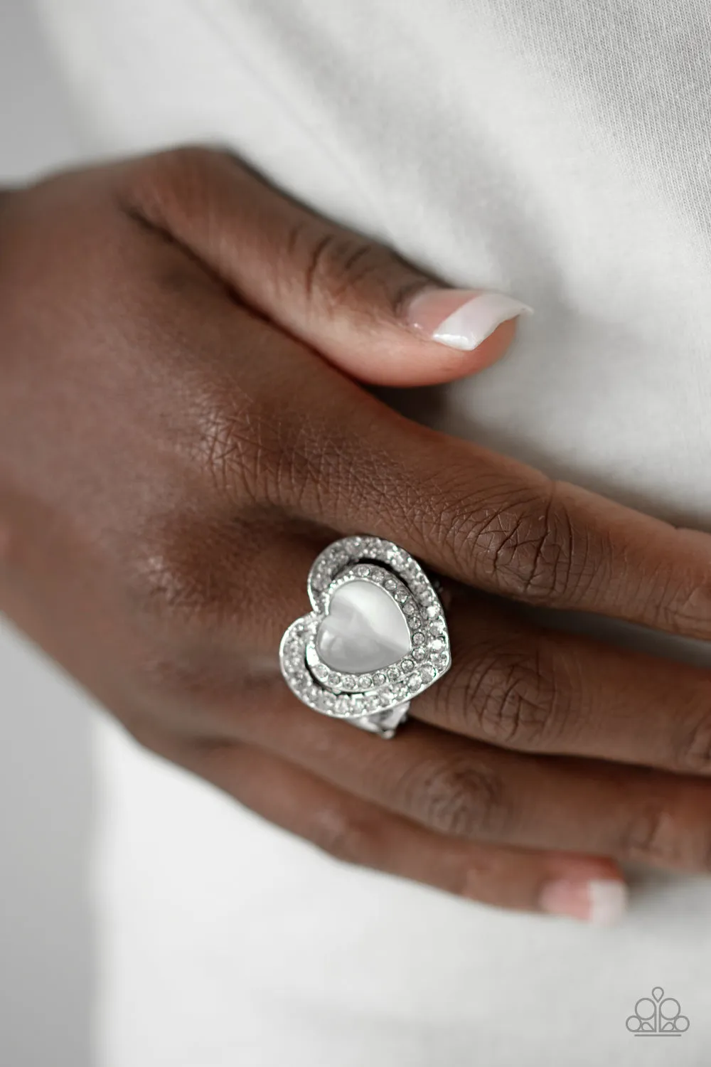Paparazzi - What The Heart Wants - White Ring