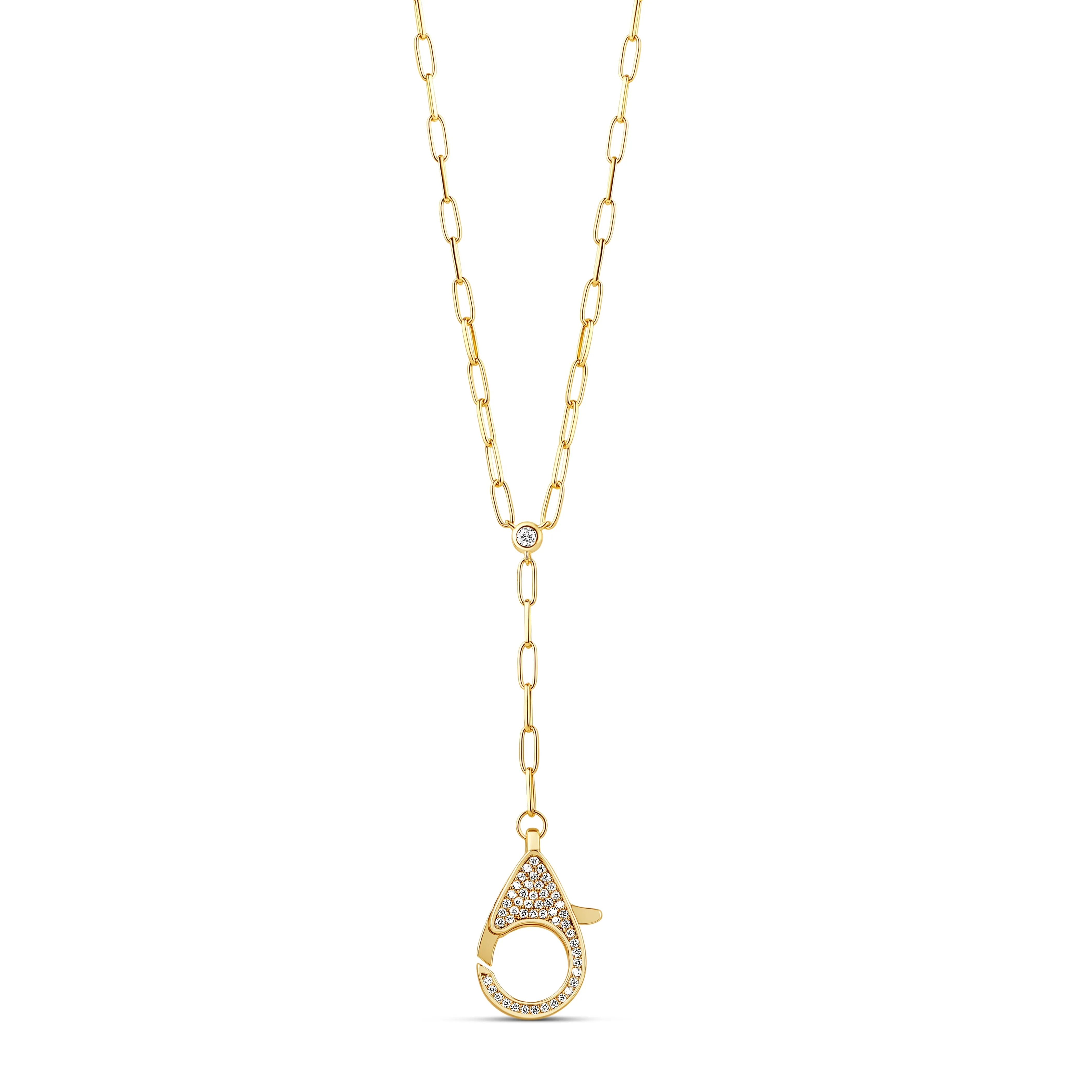 Paperclip Lobster Clasp Lariat