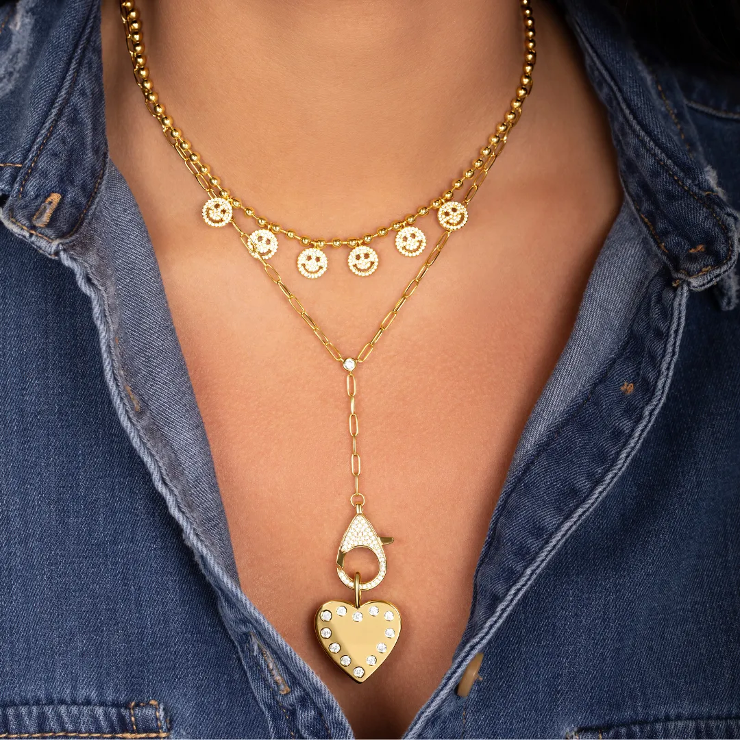 Paperclip Lobster Clasp Lariat