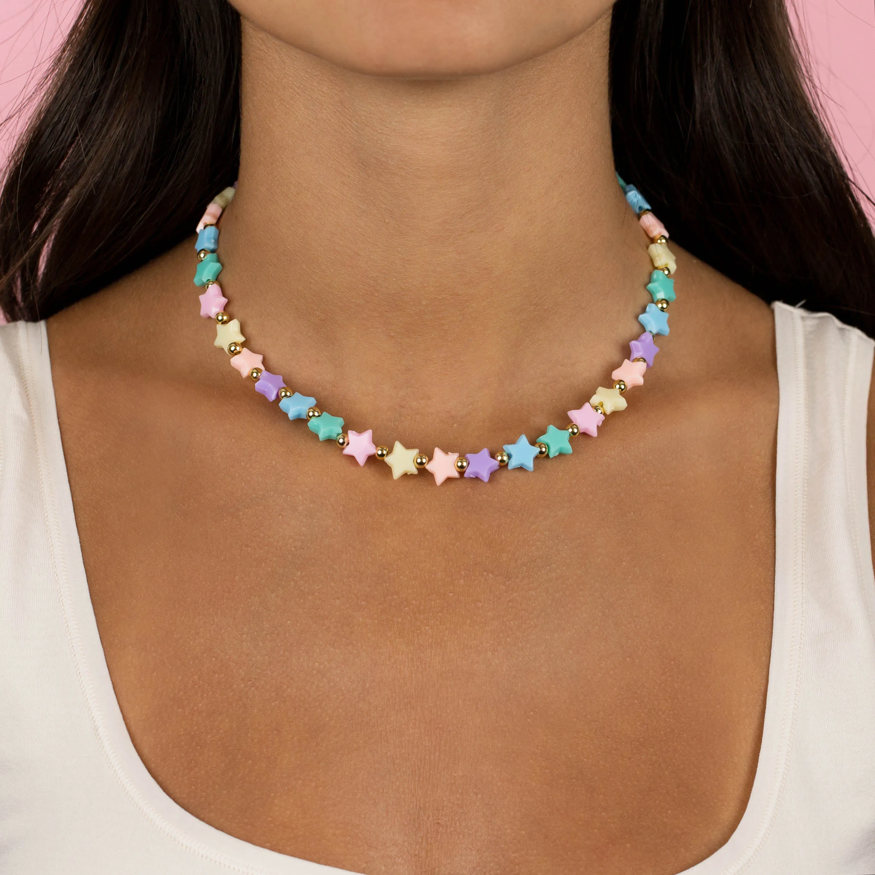Pastel Star Necklace
