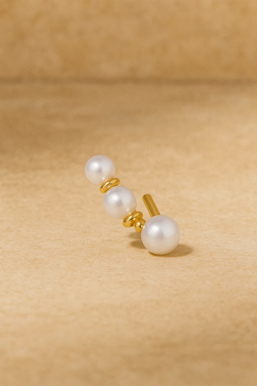 Pearl Essence Gold Vermeil Climber