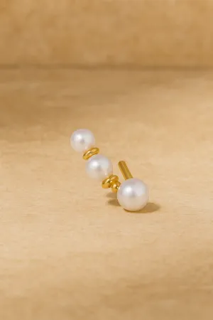 Pearl Essence Gold Vermeil Climber