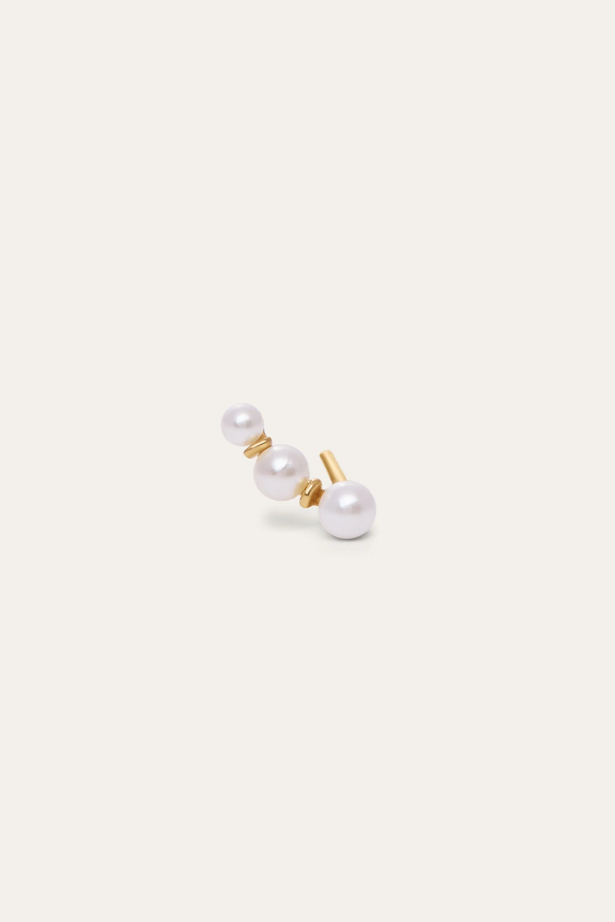 Pearl Essence Gold Vermeil Climber