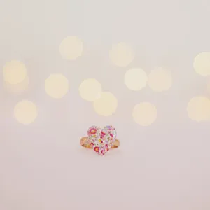 Petite Fleur Heart Ring