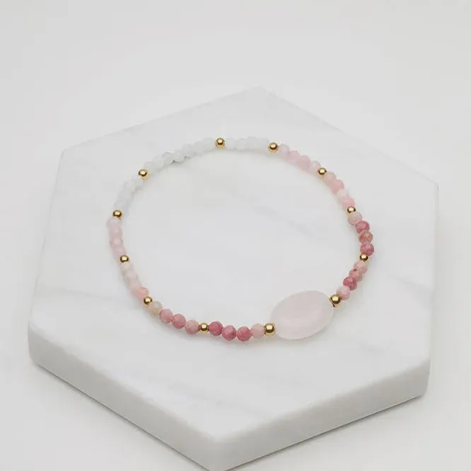 Pia Bracelet - Dusky Rose