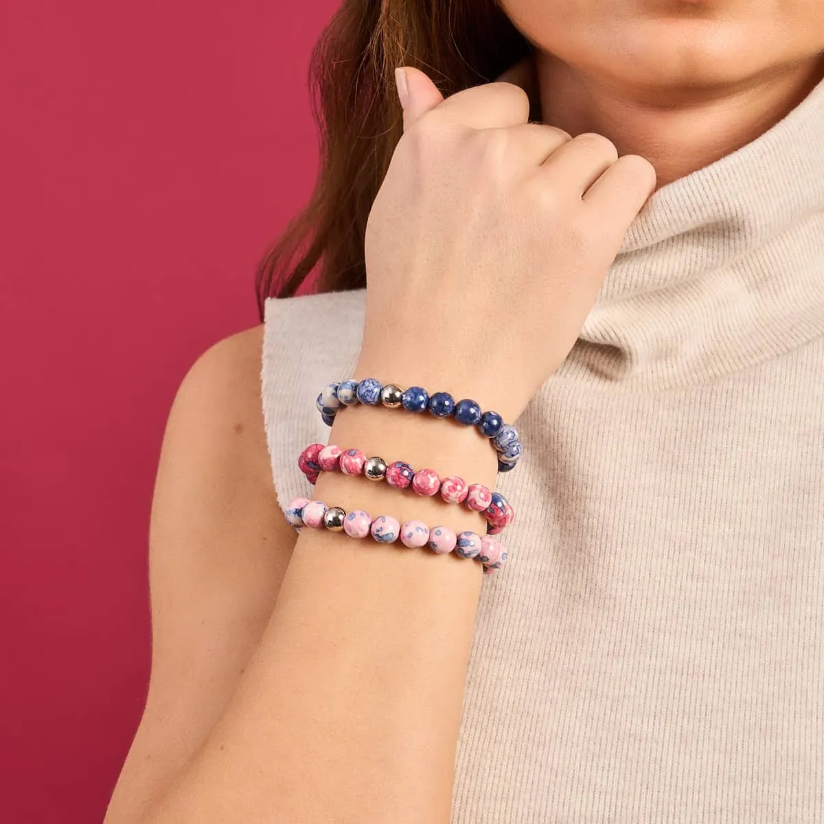 Picasso Porcelain Bracelet | Piglet Blue