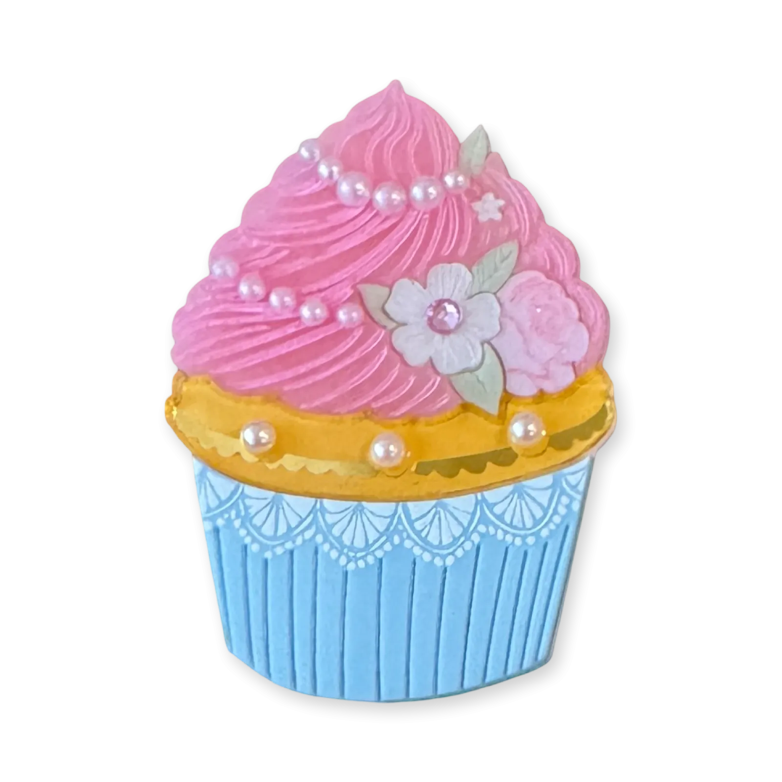 Pink cupcake 🧁- Brooch