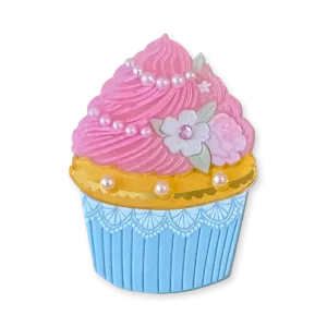 Pink cupcake 🧁- Brooch