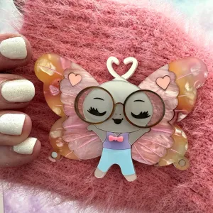 Pixel the butterfly 🦋 - Brooch - Set of 2