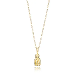 Polished Gold Vermeil Monkey Charm - Classic