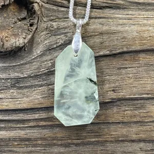 Prehnite Freeform Necklace