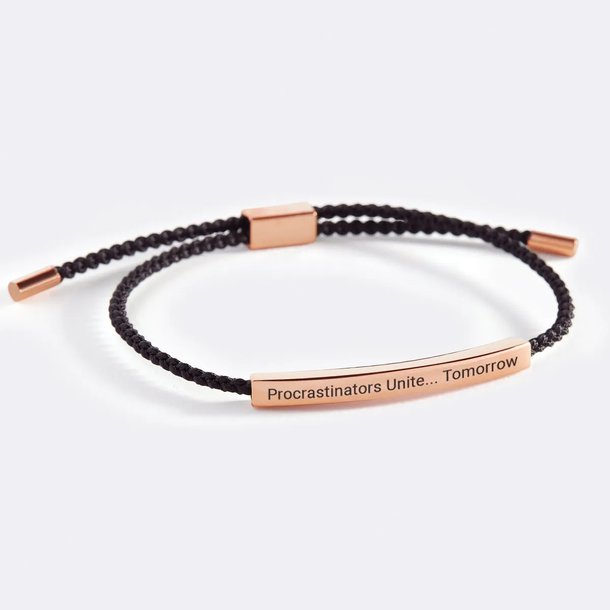 Procrastinators Unite... Tomorrow Inspire Bracelet