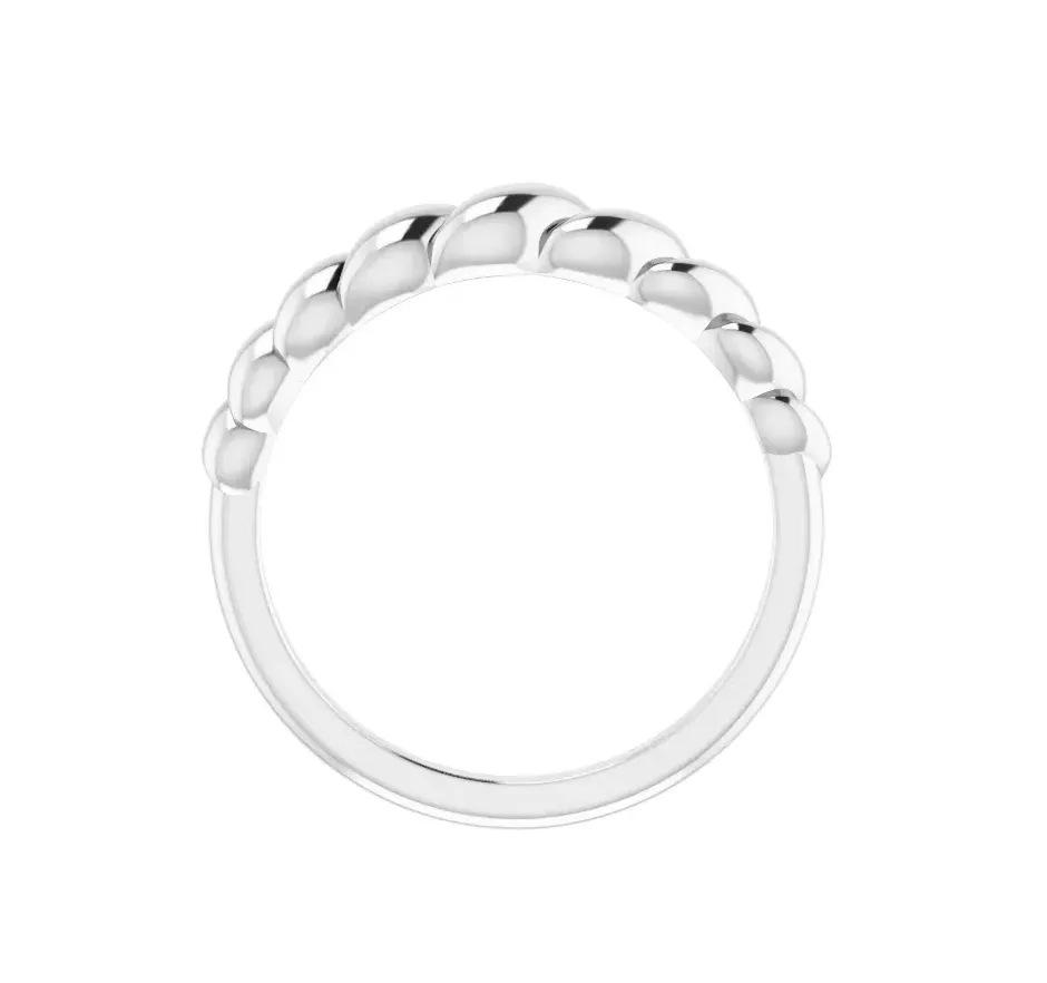 Puffy Rope Dome Ring