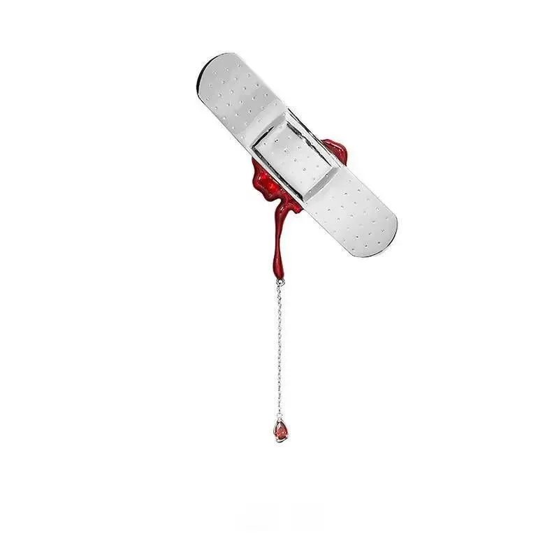 Punk Bleeding Heart Band-Aid Brooch