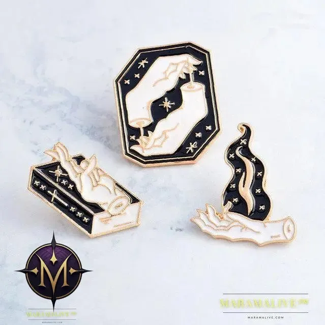 PUNK METAL BROOCHES