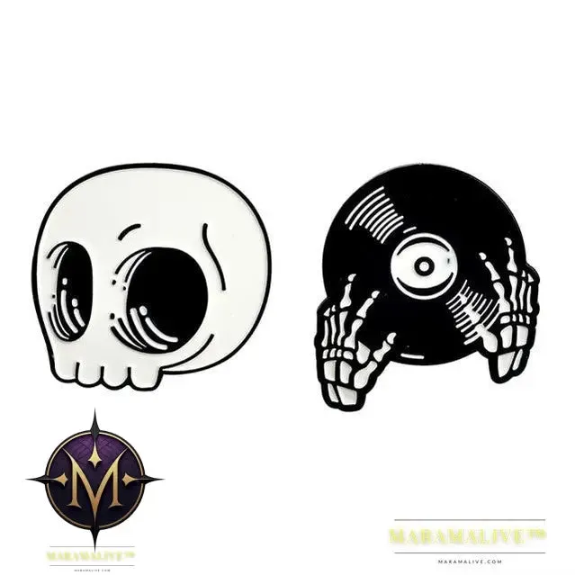 PUNK METAL BROOCHES
