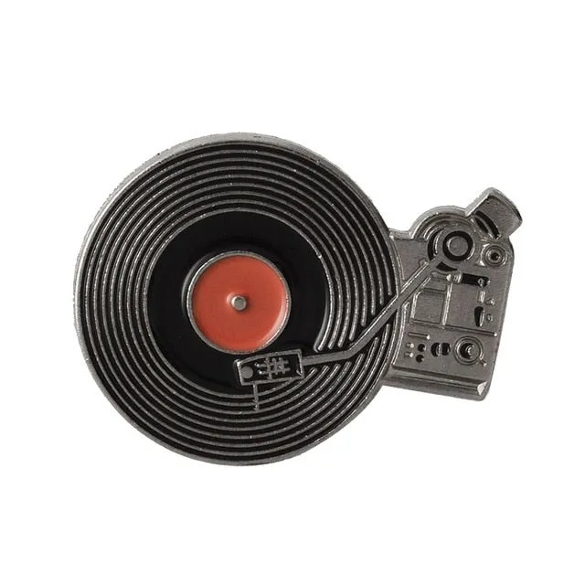 Punk Music brooch