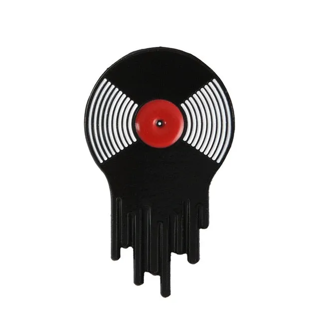 Punk Music brooch