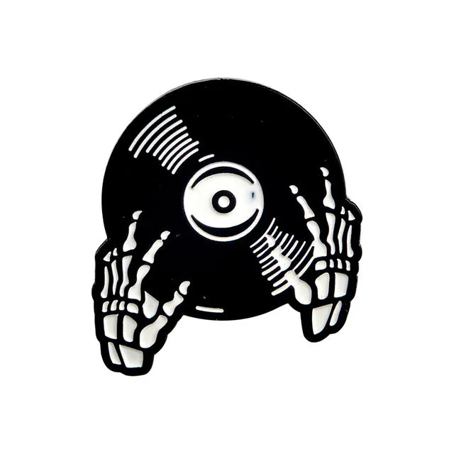 Punk Music brooch