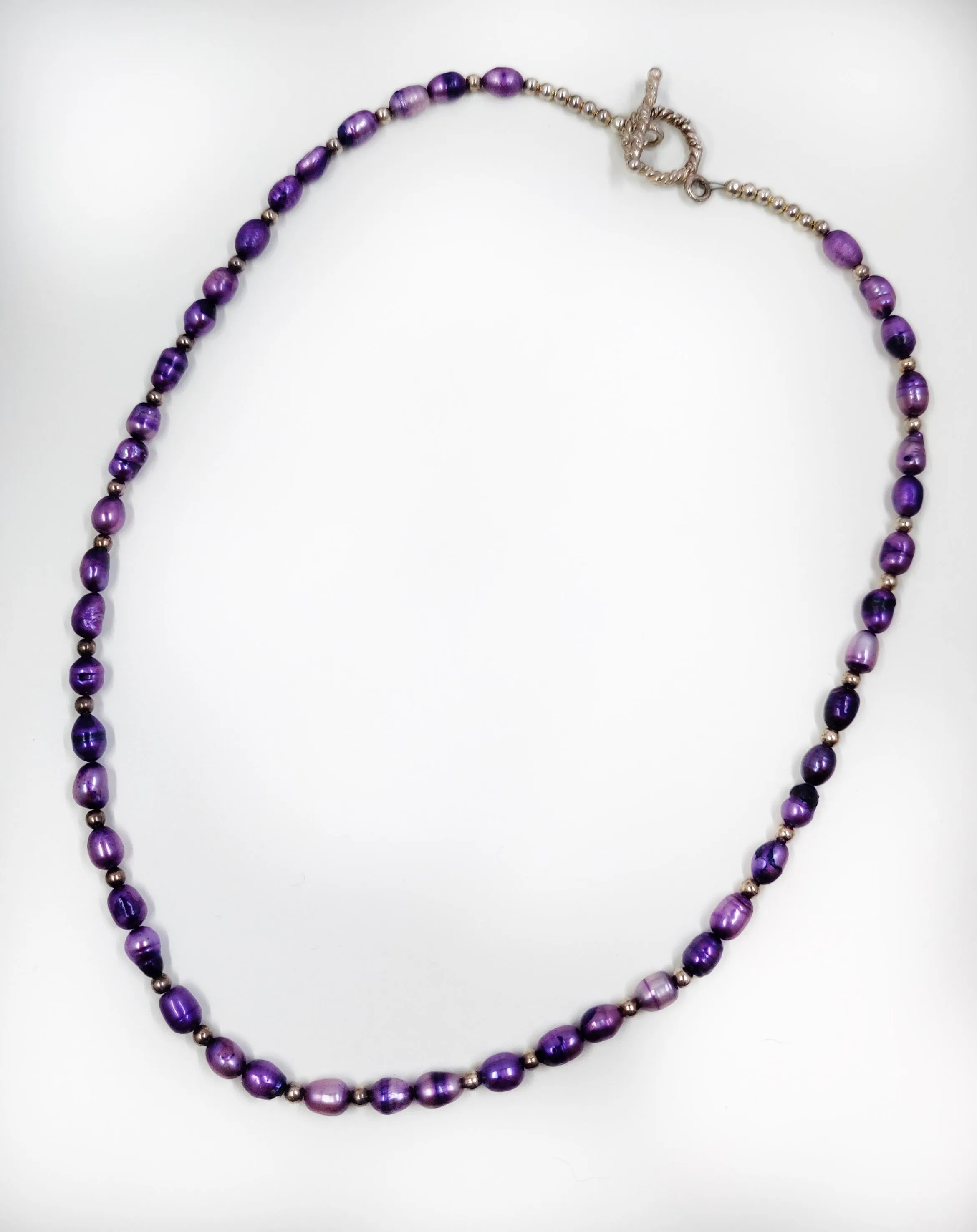 Purple Pearl Necklace