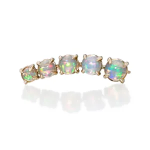 Rainbow Opal Ear Climber