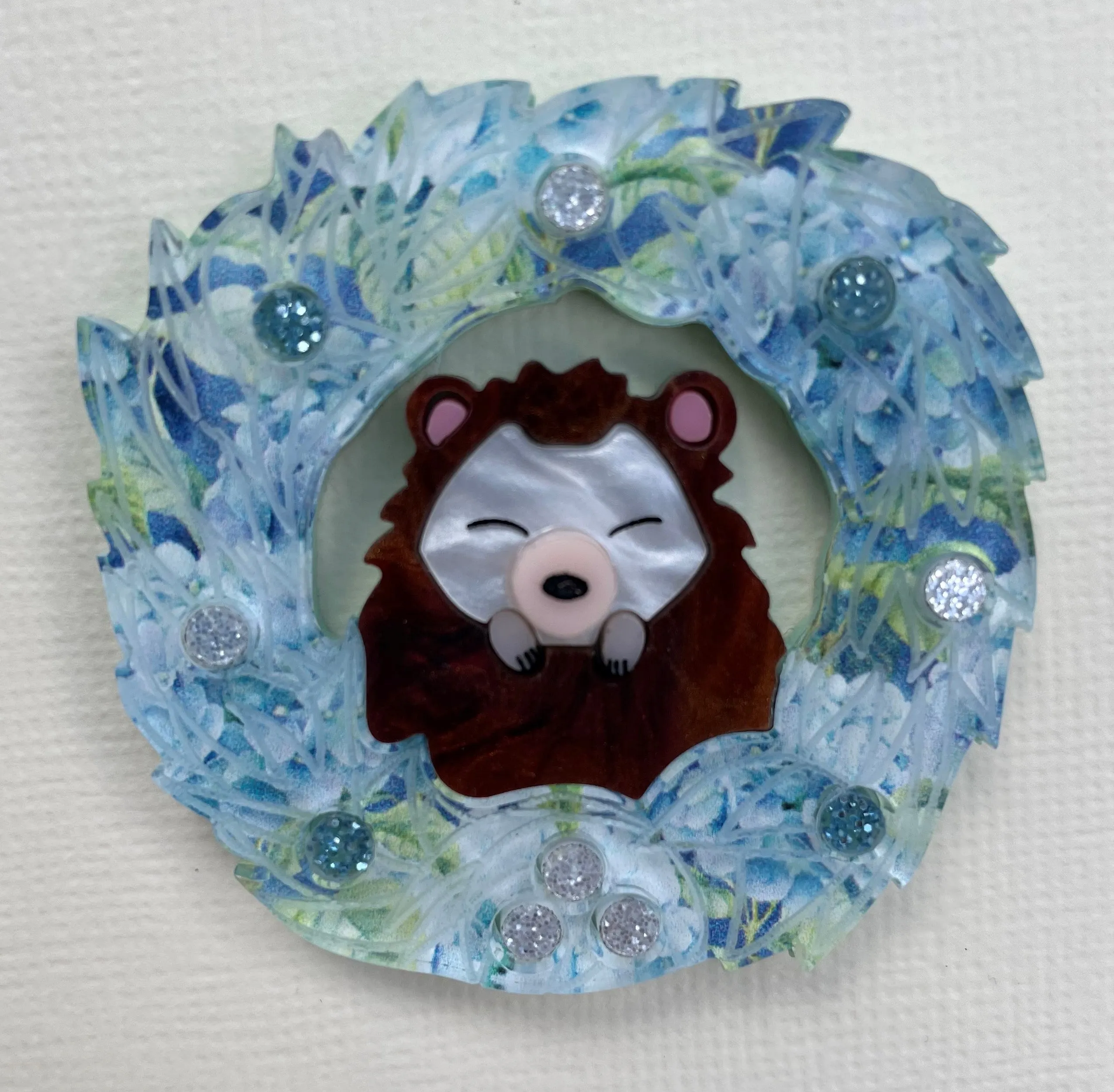 Ralf Christmas wreath - Brooch