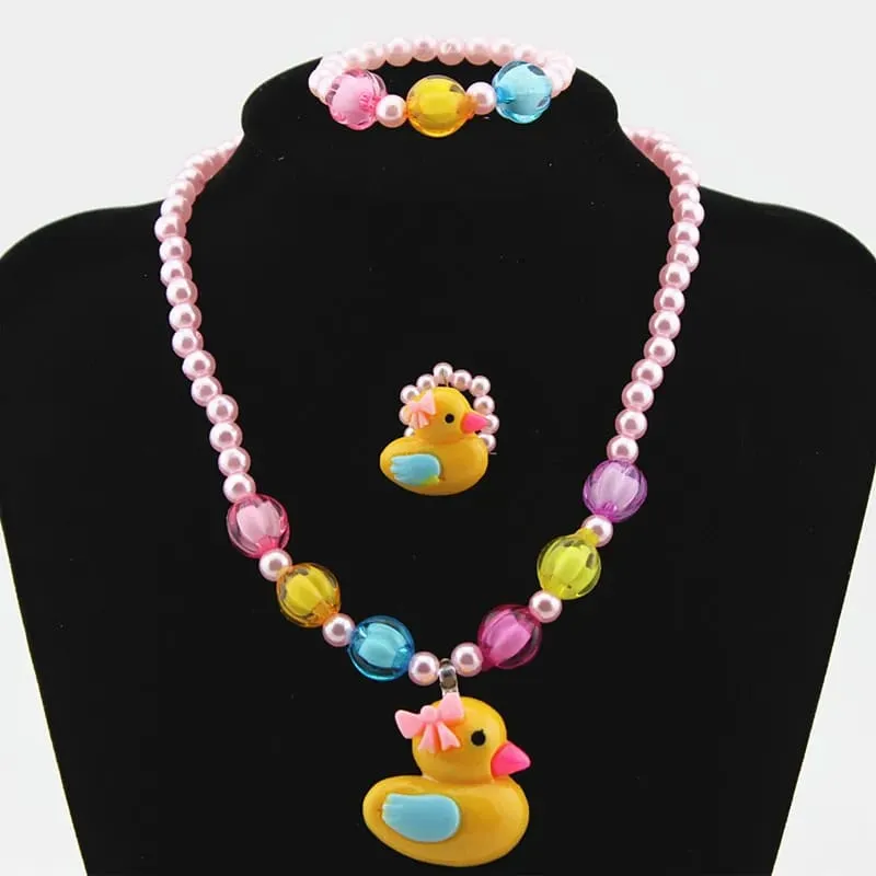 Raver Duck Candycore Jewelry Set