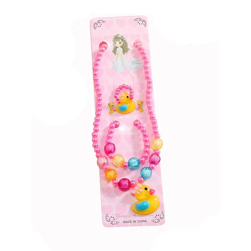 Raver Duck Candycore Jewelry Set