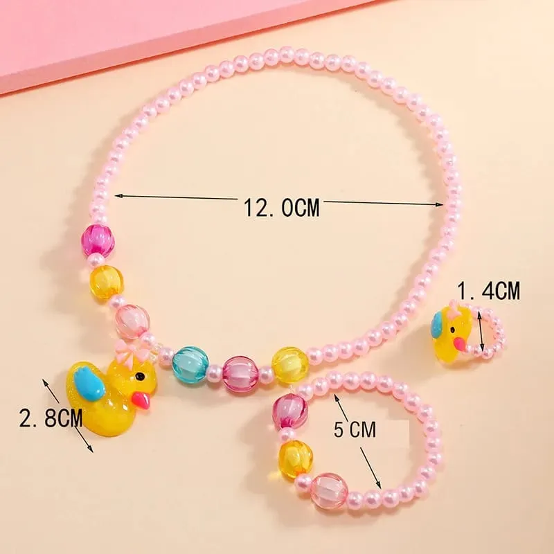 Raver Duck Candycore Jewelry Set