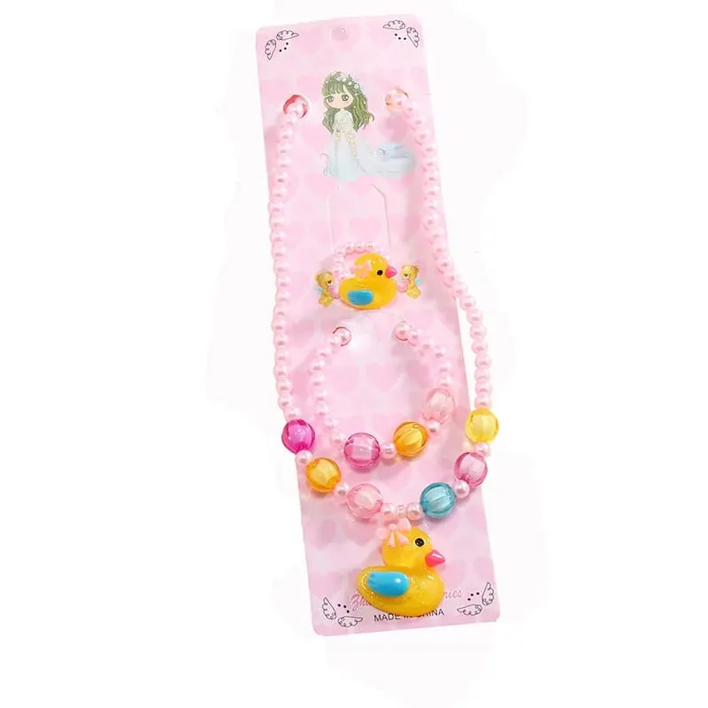 Raver Duck Candycore Jewelry Set
