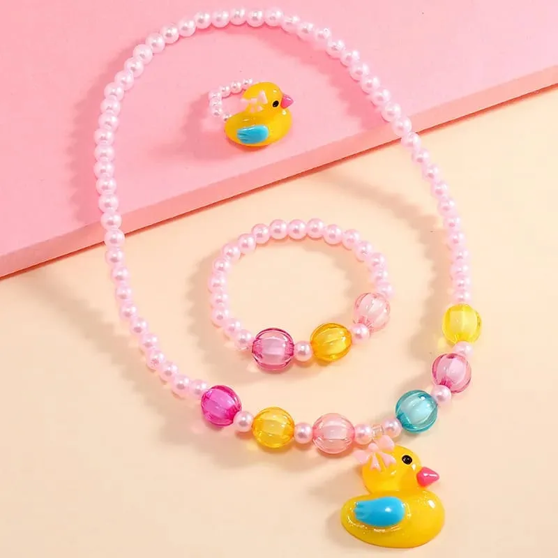 Raver Duck Candycore Jewelry Set