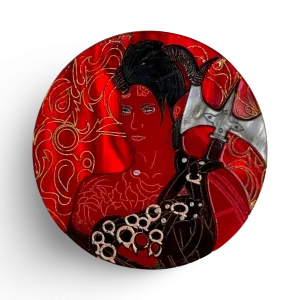 Red - brooch