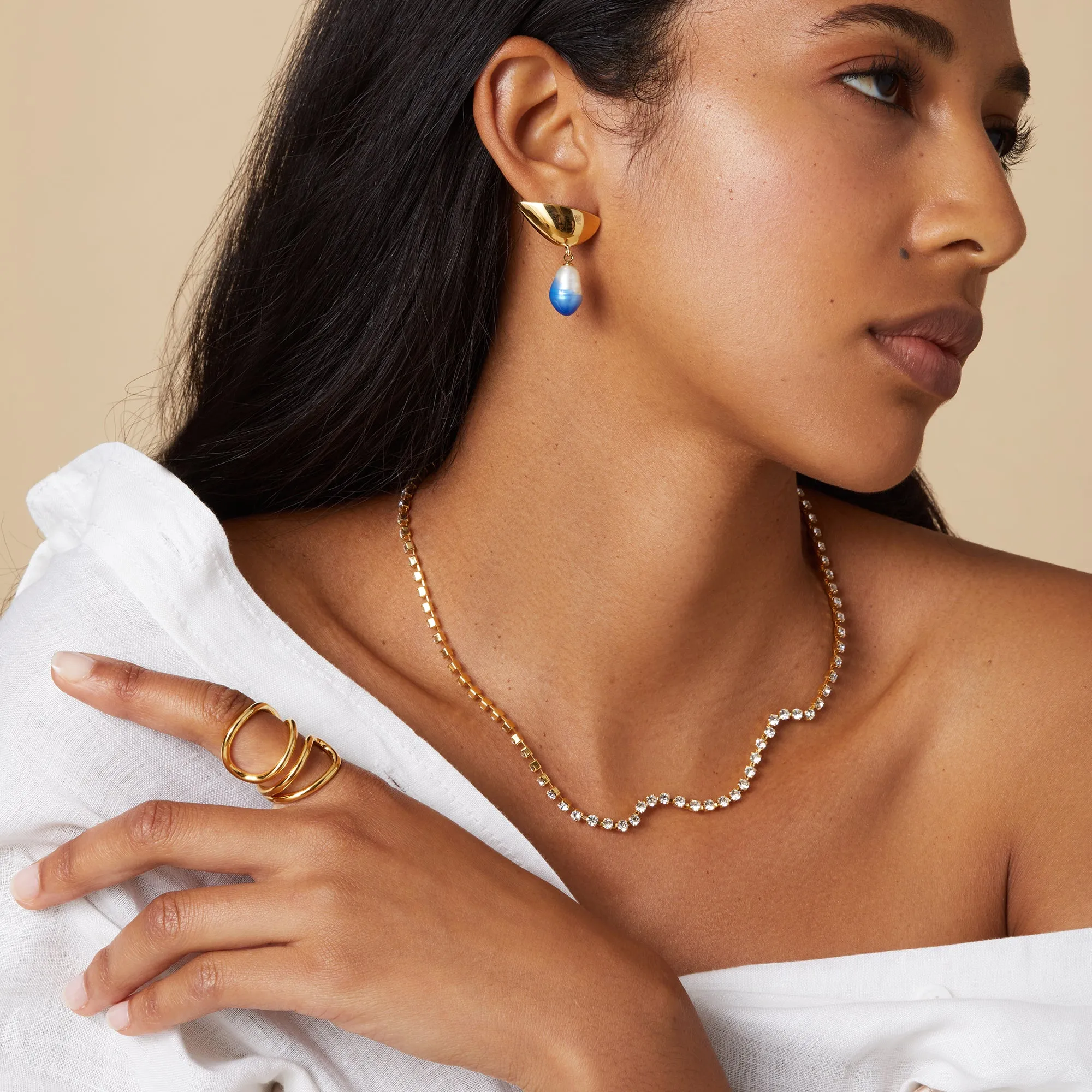Romy Ring in Gold
